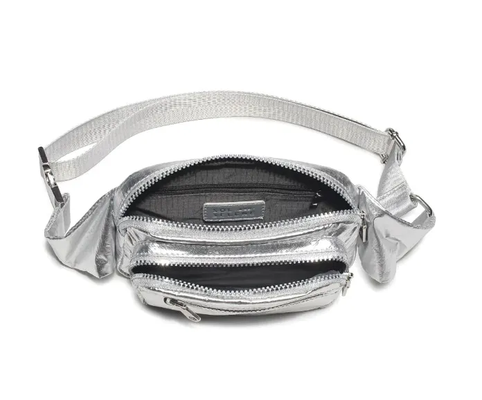 Sol and Selene Hip Hugger Belt Bag in Silver
