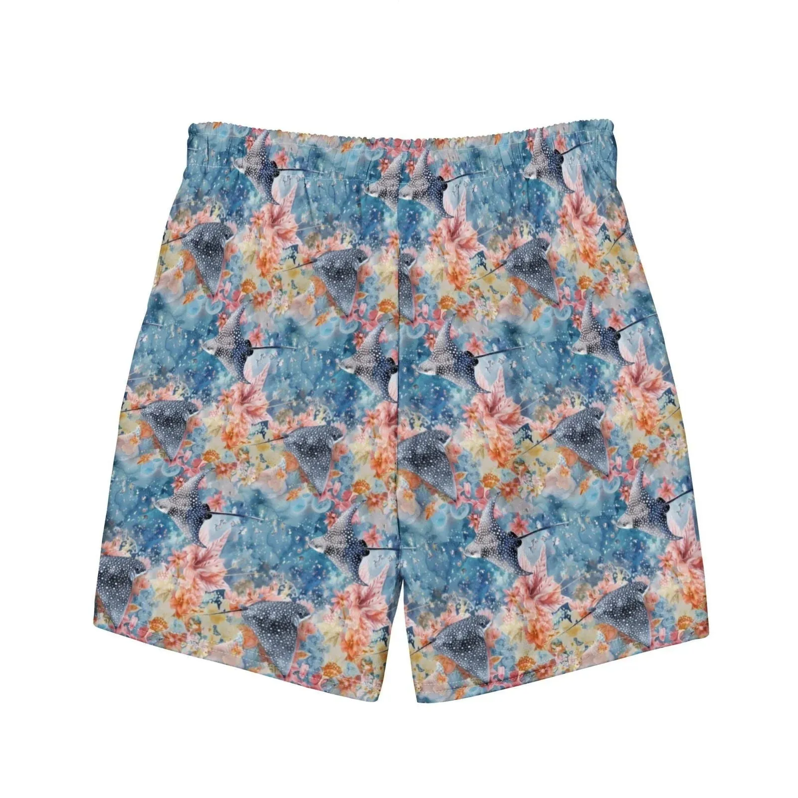 Spotted Eagle Ray Men's Swim Trunks