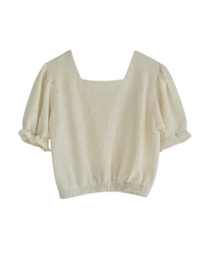 Square neck tops