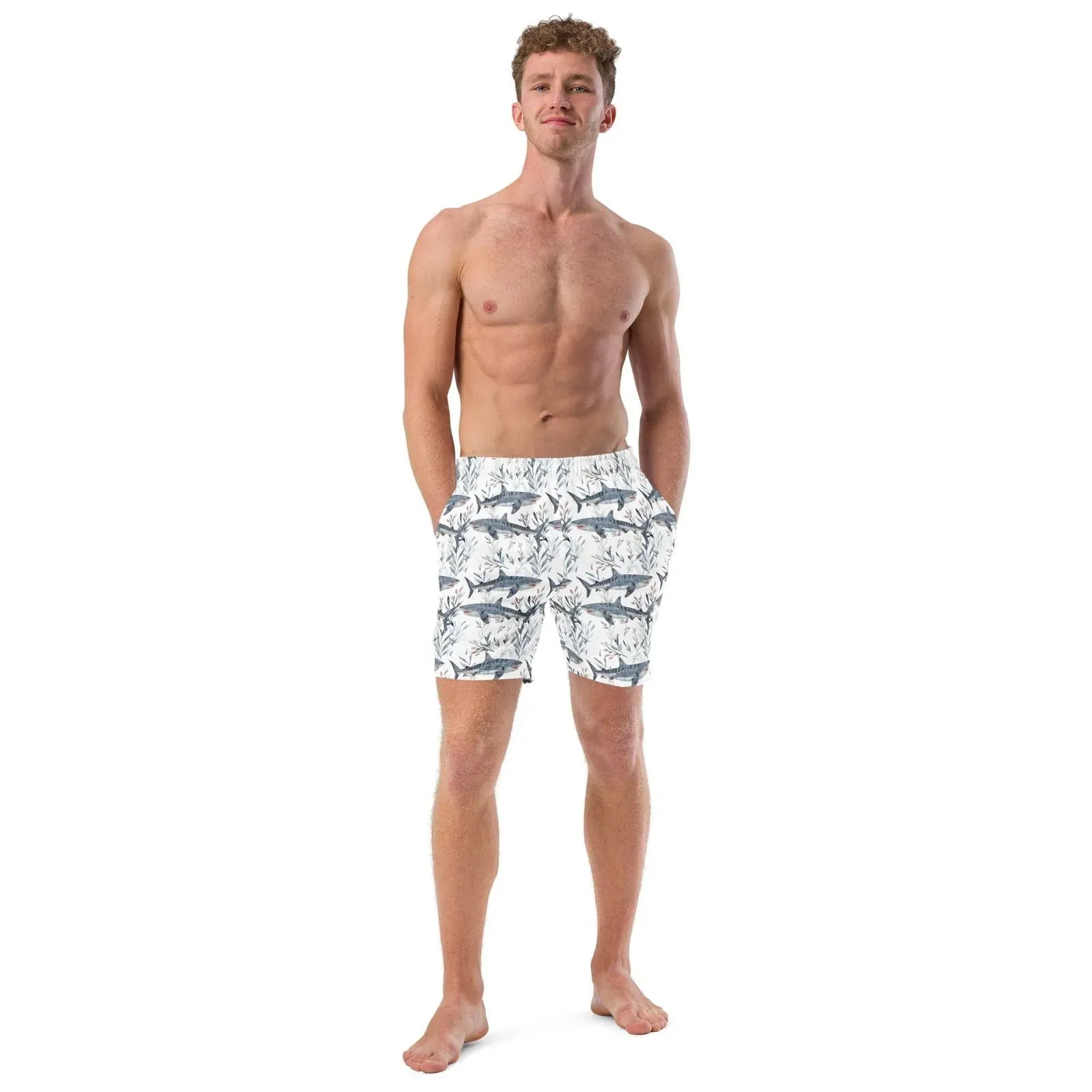 Tiger Shark Bloom Men's Swim Trunks