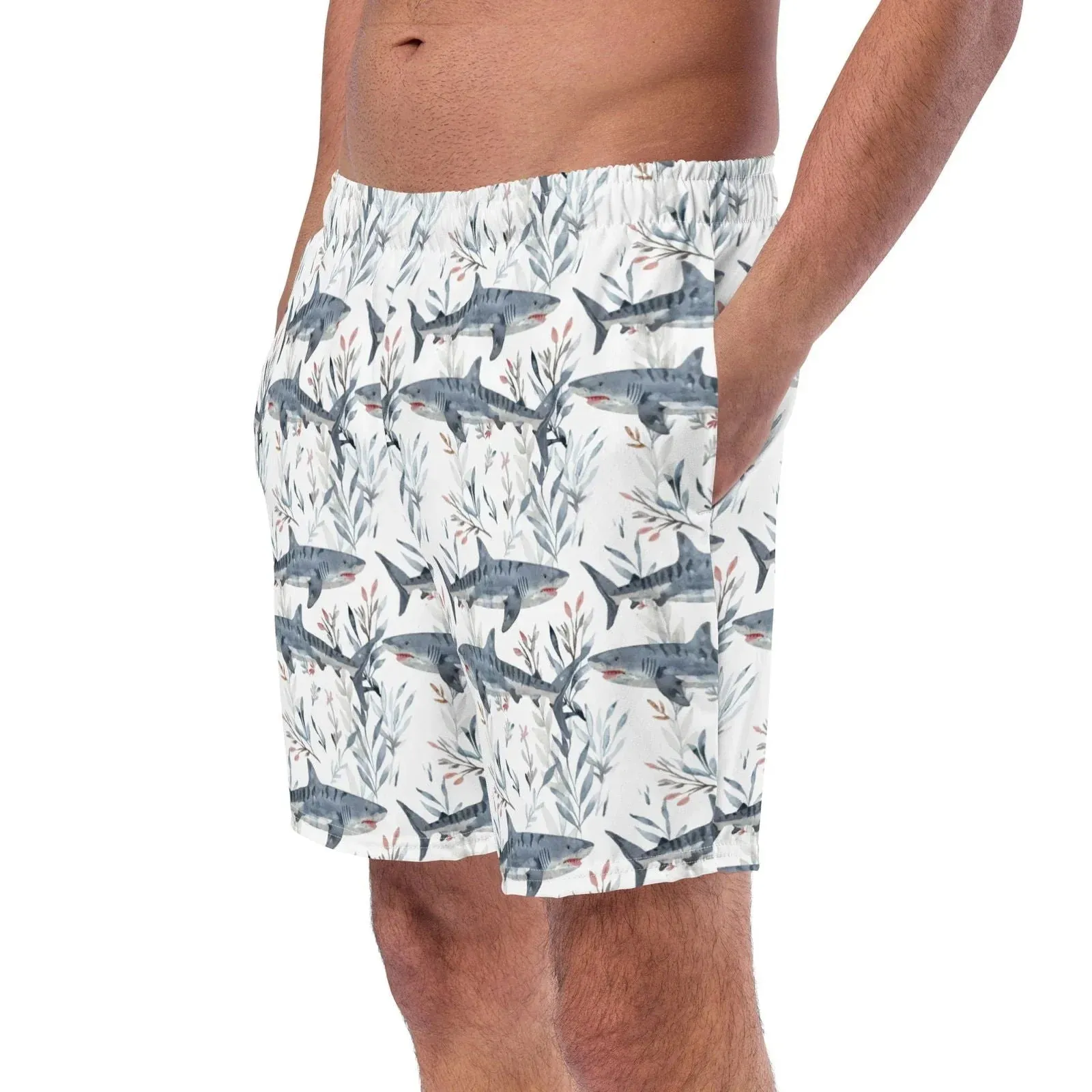 Tiger Shark Bloom Men's Swim Trunks