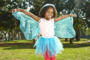Turquoise Blue Fairy Tutu   Wings