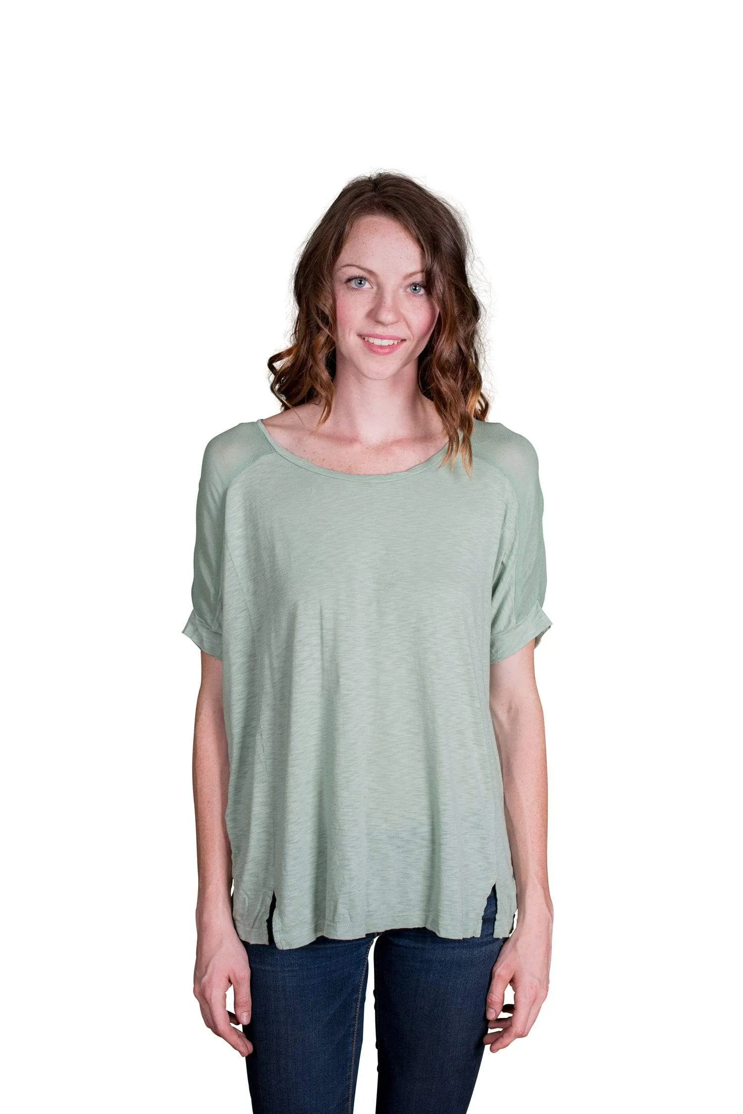 Velvet by Graham & Spencer Loretta Short Sleeve Dolman Top